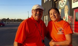 Eugene and Lorna Arcand had a dream that sone day indigenous athletes from around the world would gather for athletic competition. They will be part of the team Canada later this month in Brazil for the World Indigenous Games. Photo by Mervin Brass